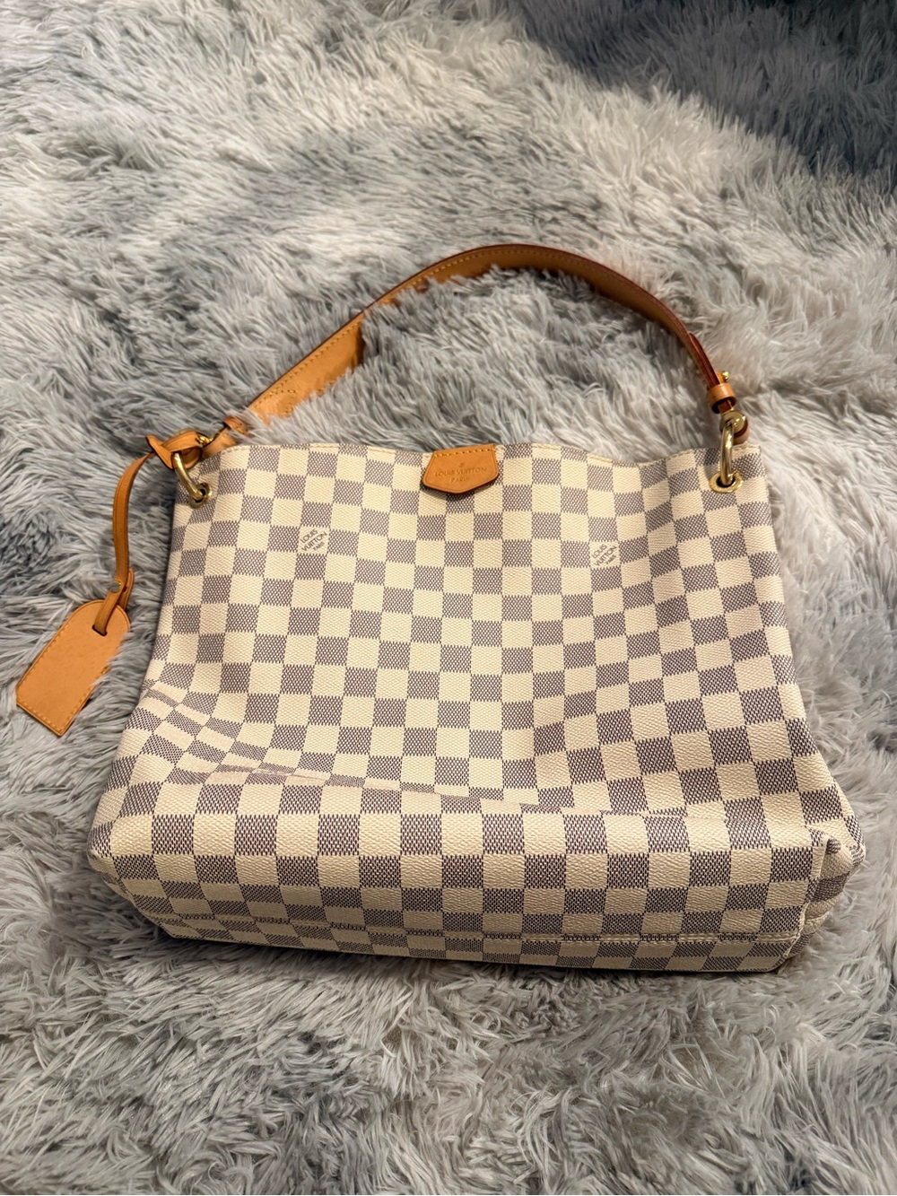 Louis Vuitton Graceful MM in Damier Azur canvas - AUTHENTIC